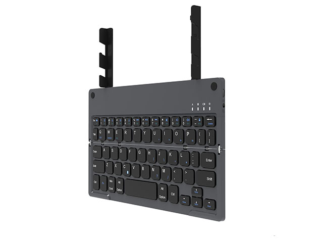 Foldable Bluetooth Keyboard with Built-In Stand
